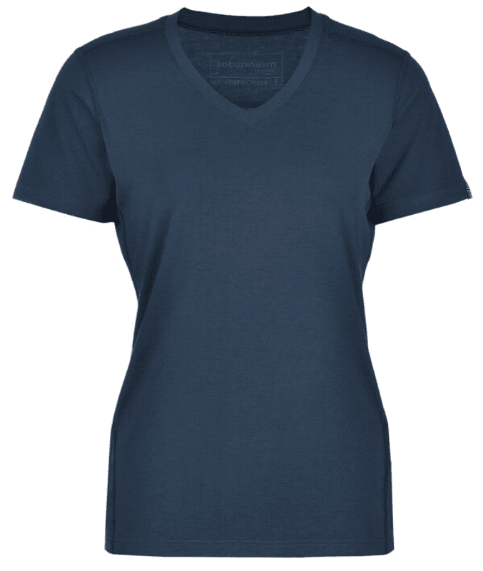 Veo Ull/bambus T-shirt U/trykk dame