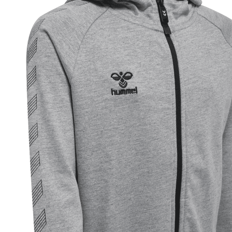 hmlMOVE GRID COTTON ZIP HOODIE KIDS